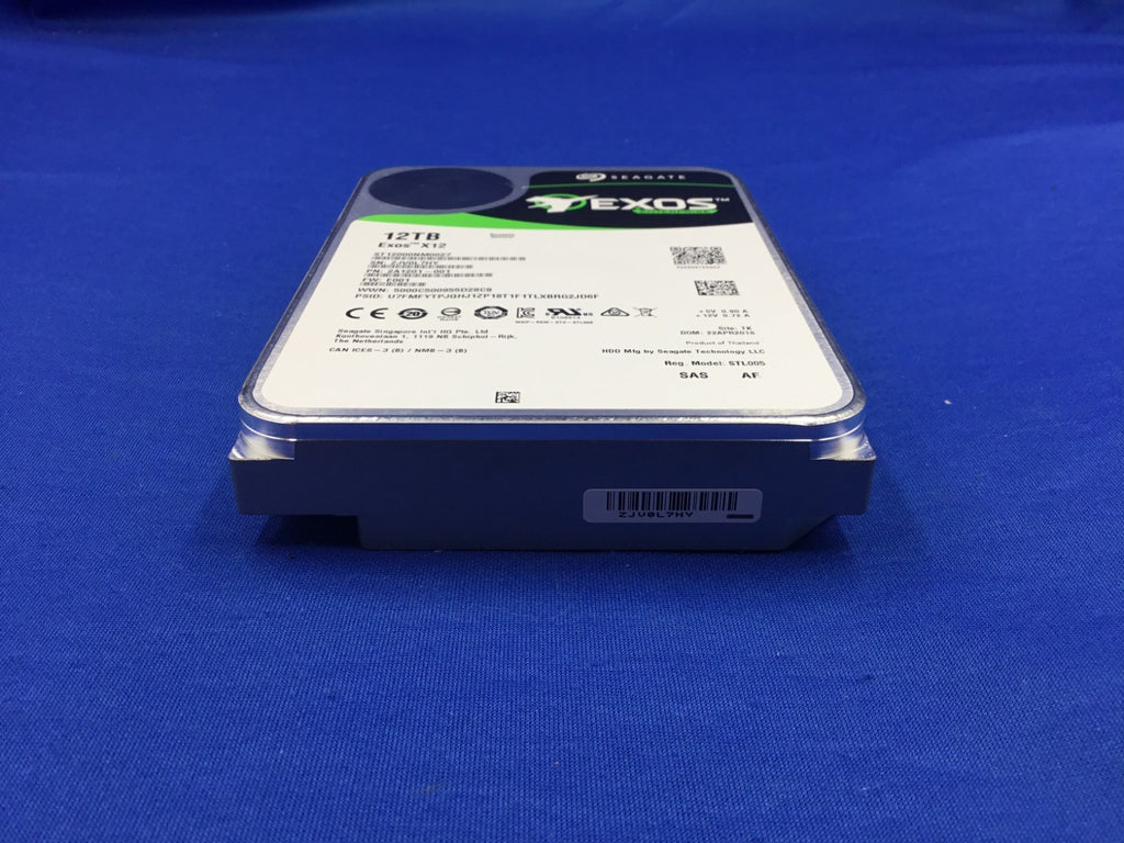 Seagate EXOS X12 12TB SAS 12Gbps 3.5in HDD ST12000NM0027