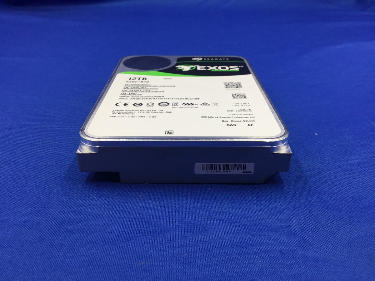 Seagate EXOS X12 12TB SAS 12Gbps 3.5in HDD ST12000NM0027