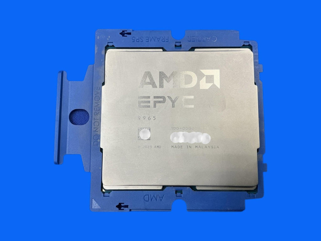 AMD EPYC 9965 100-000000976 192-Core 384-Thread 2.25GHz 384MB SP5 Server CPU