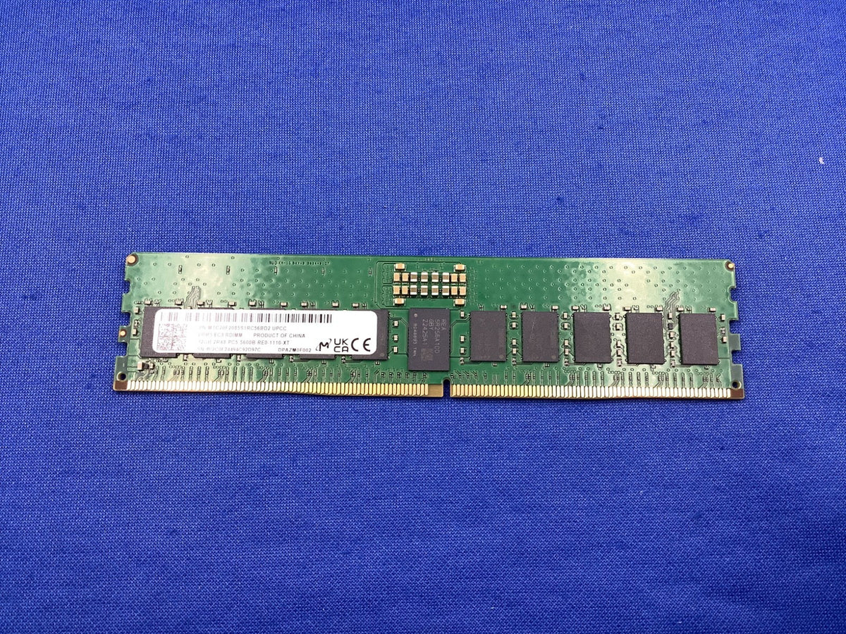 MTC20F2085S1RC56BD2 MICRON 32GB (1X32GB) 2RX8 PC5-5600B RDIMM MEMORY