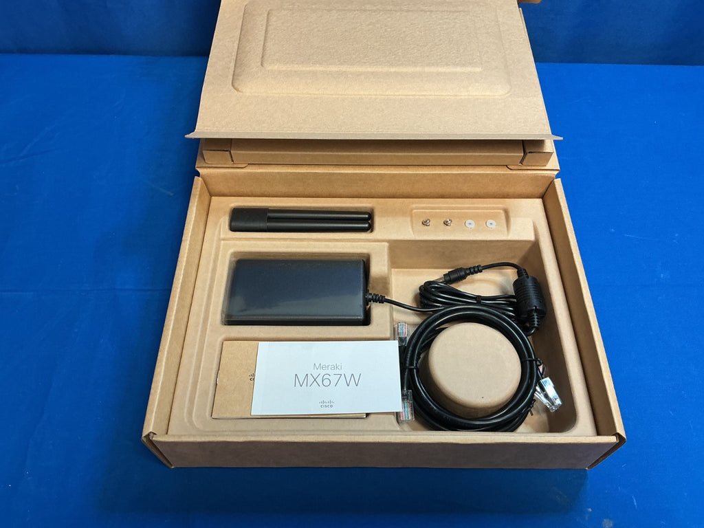 NEW CISCO Meraki MX67W-HW Cloud Managed Security Appliance UNCLAIMED