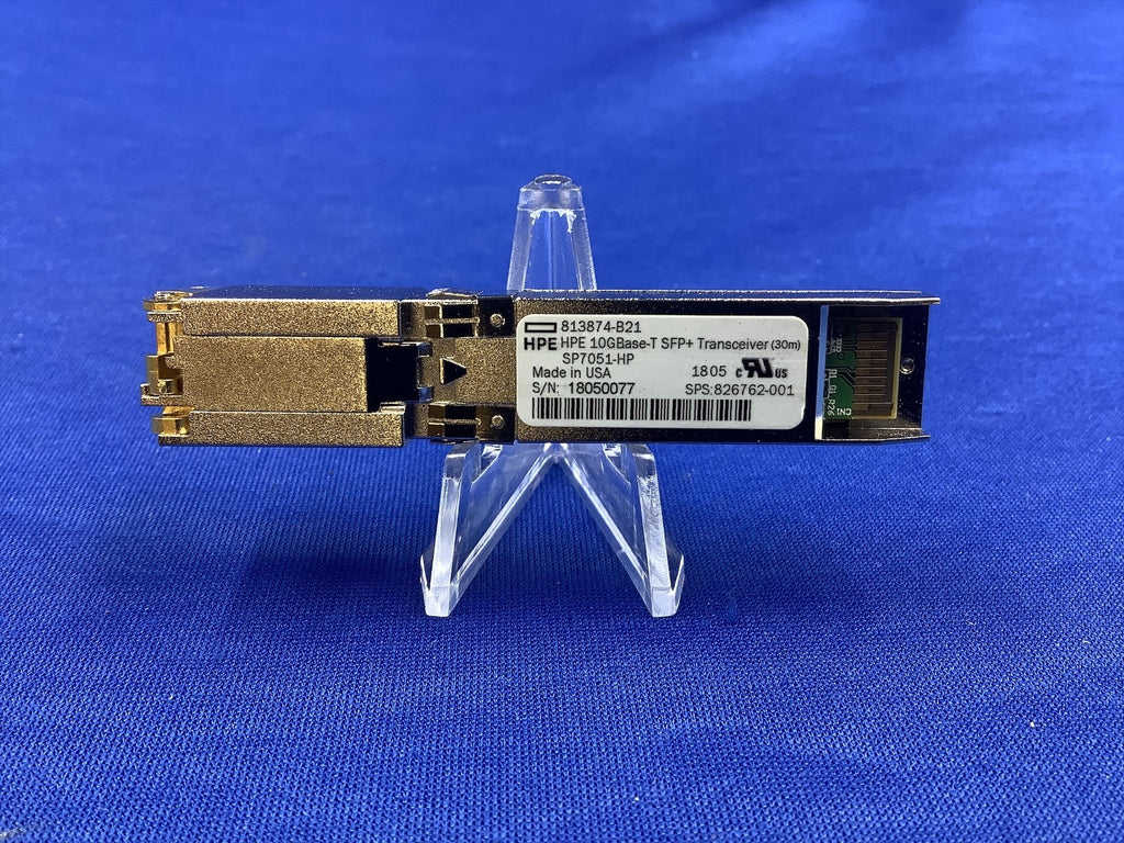 813874-B21 HPE 10GBase-T SFP+ Transceiver 826762-001 SP7051-HP 813876-001