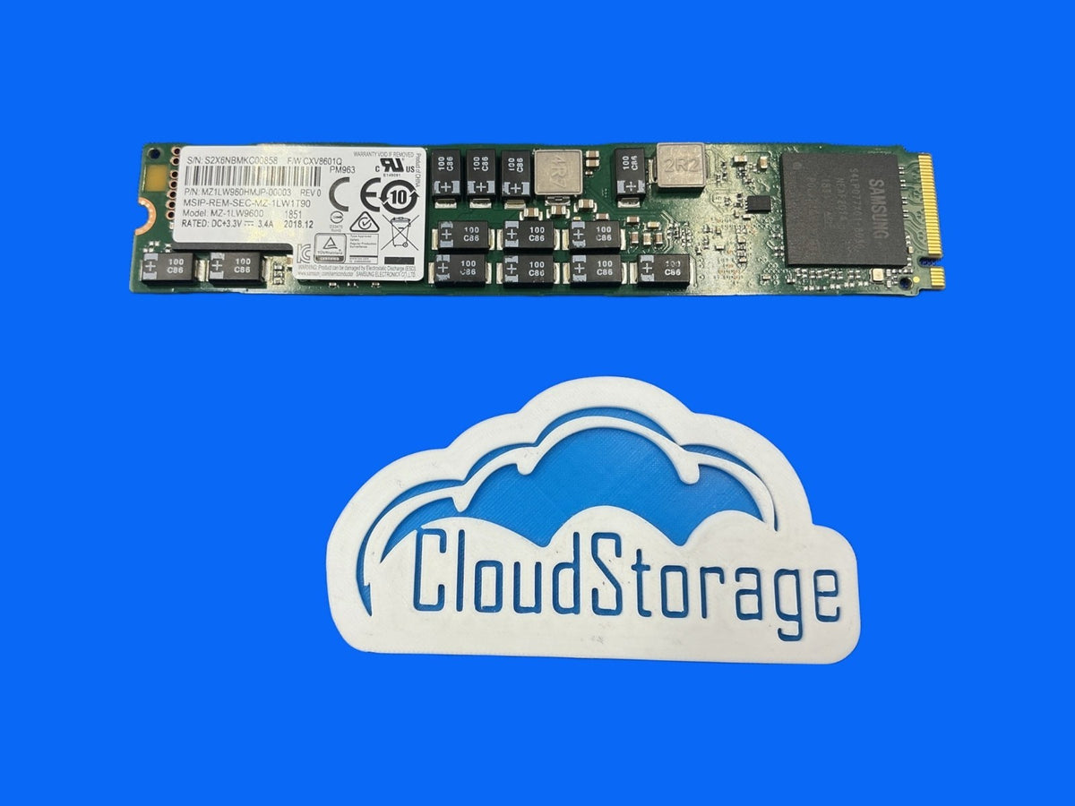 MZ-1LW9600 Samsung PM963 960GB M.2 22110 NVMe PCIe 3.0 x4 SSD MZ1LW960HMJP