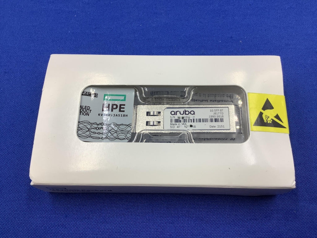 J8177D HP ARUBA 1GB SFP RJ45 T 100M XCVR TRANCEIVER 1990-3816