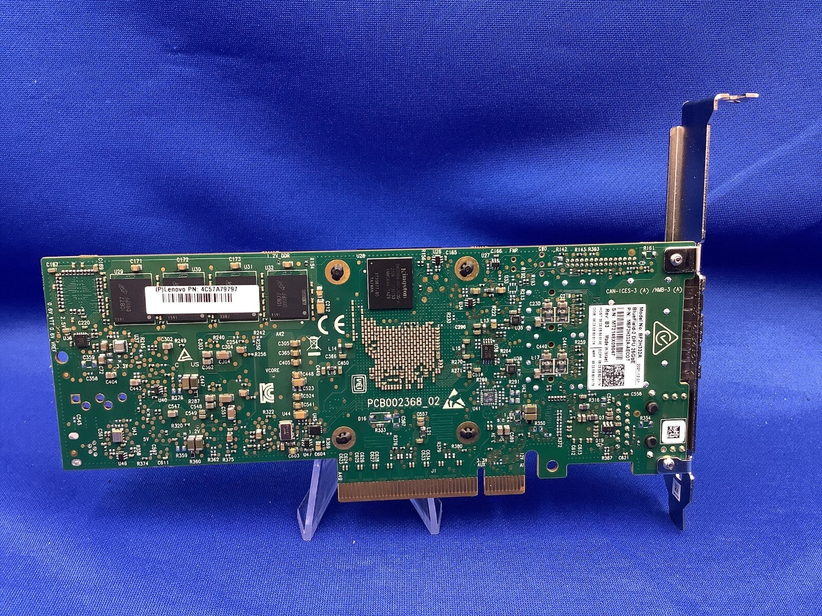 MBF2H332A-AECOT  NVIDIA Bluefield-2  25GbE 2xSFP56 Gen 4.0 x8 DPU 2-Port Adapter