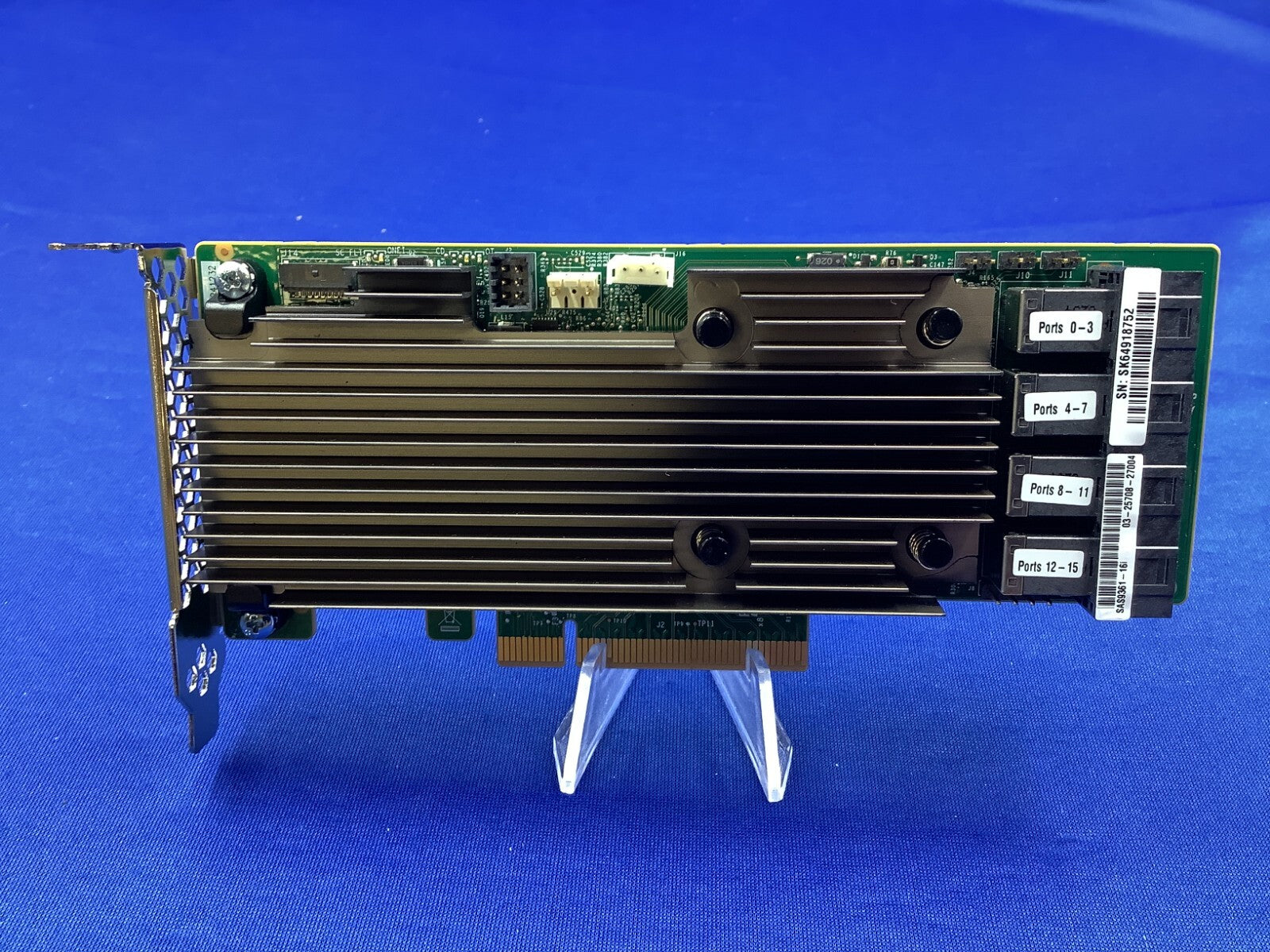 LSI MegaRAID 9361-16i 16-PORT 12GB SAS PCIE RAID CONTROLLER  with Bracket, Cable