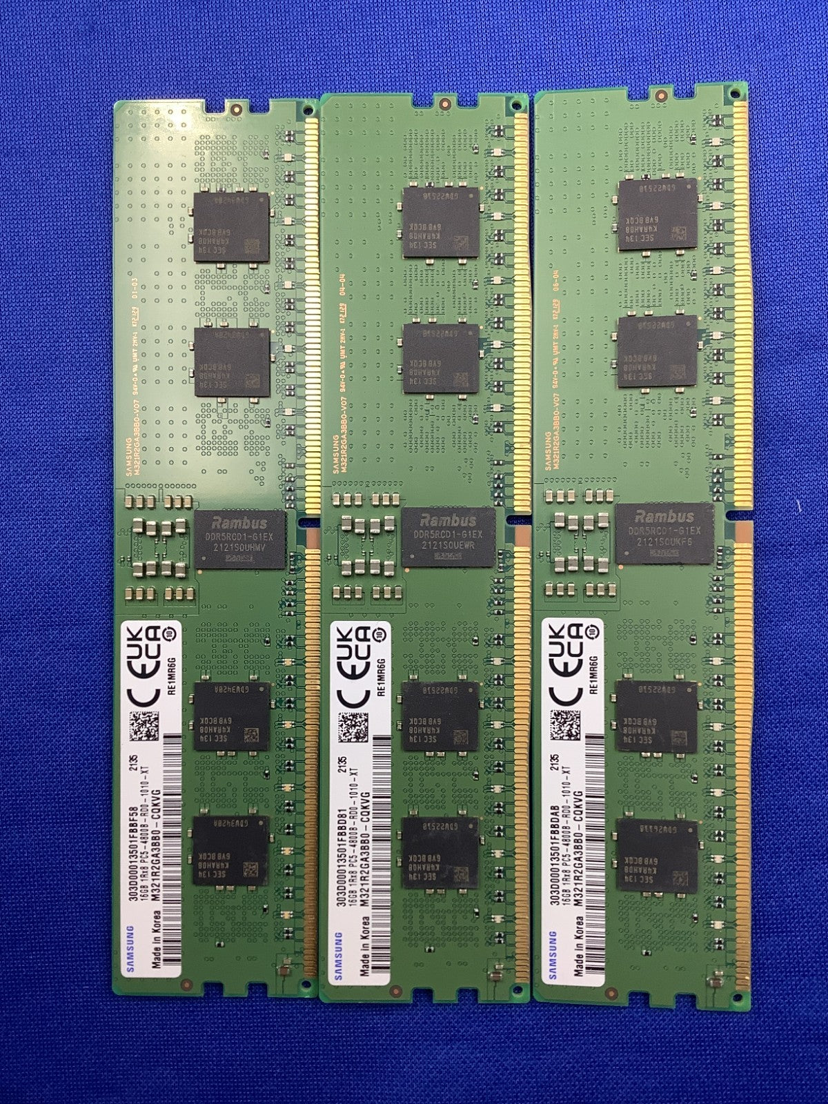 M321R2GA3BB0-CQK SAMSUNG 16GB (1X16GB) 1RX8 PC5-4800B RDIMM MEMORY