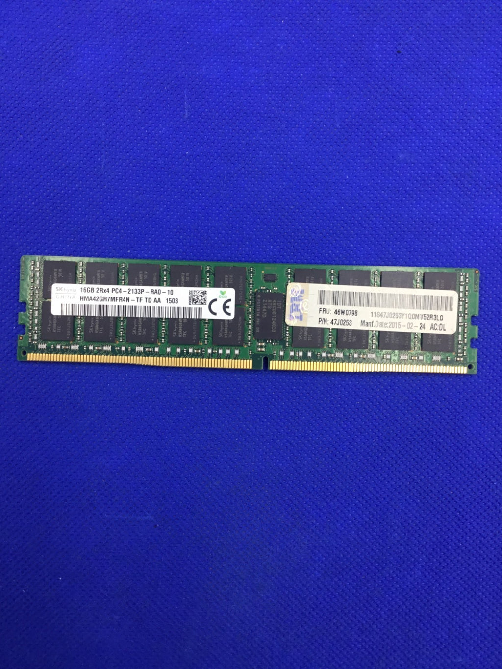 HMA42GR7MFR4N-TF HYNIX 16GB (1x16GB) 2Rx4 PC4-2133P DDR4 MEMORY