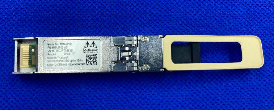 MMA2P00-AS Mellanox 25GbE SFP28 LC-LC 850nm SR up to 100m Optical Transceiver
