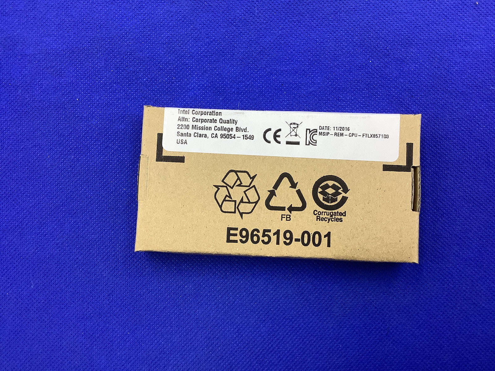 F/S E10GSFPSRG1P5 Intel 10G Ethernet SFP+ SR Optic Transceiver for X520-DA2/SR2