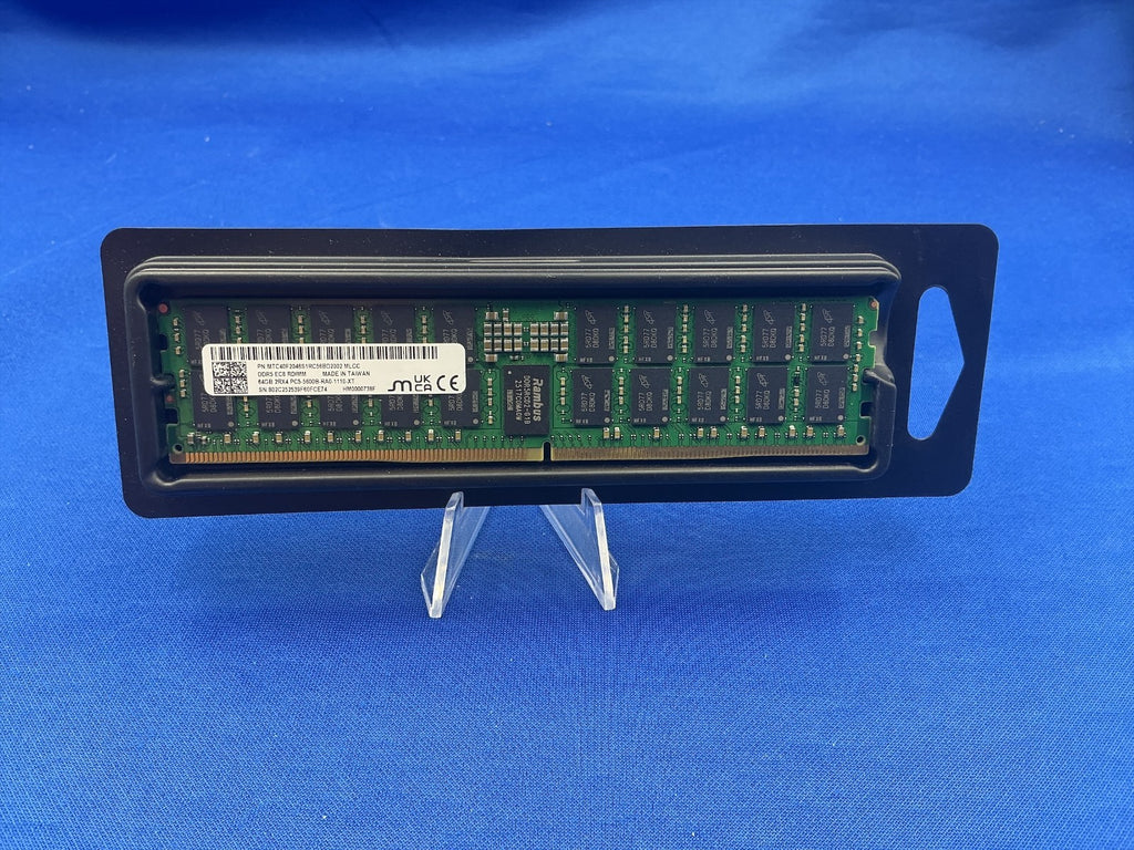 MTC40F2046S1RC56BD2002 MICRON 64GB (1X64GB) 2RX4 PC5-5600B RDIMM MEMORY