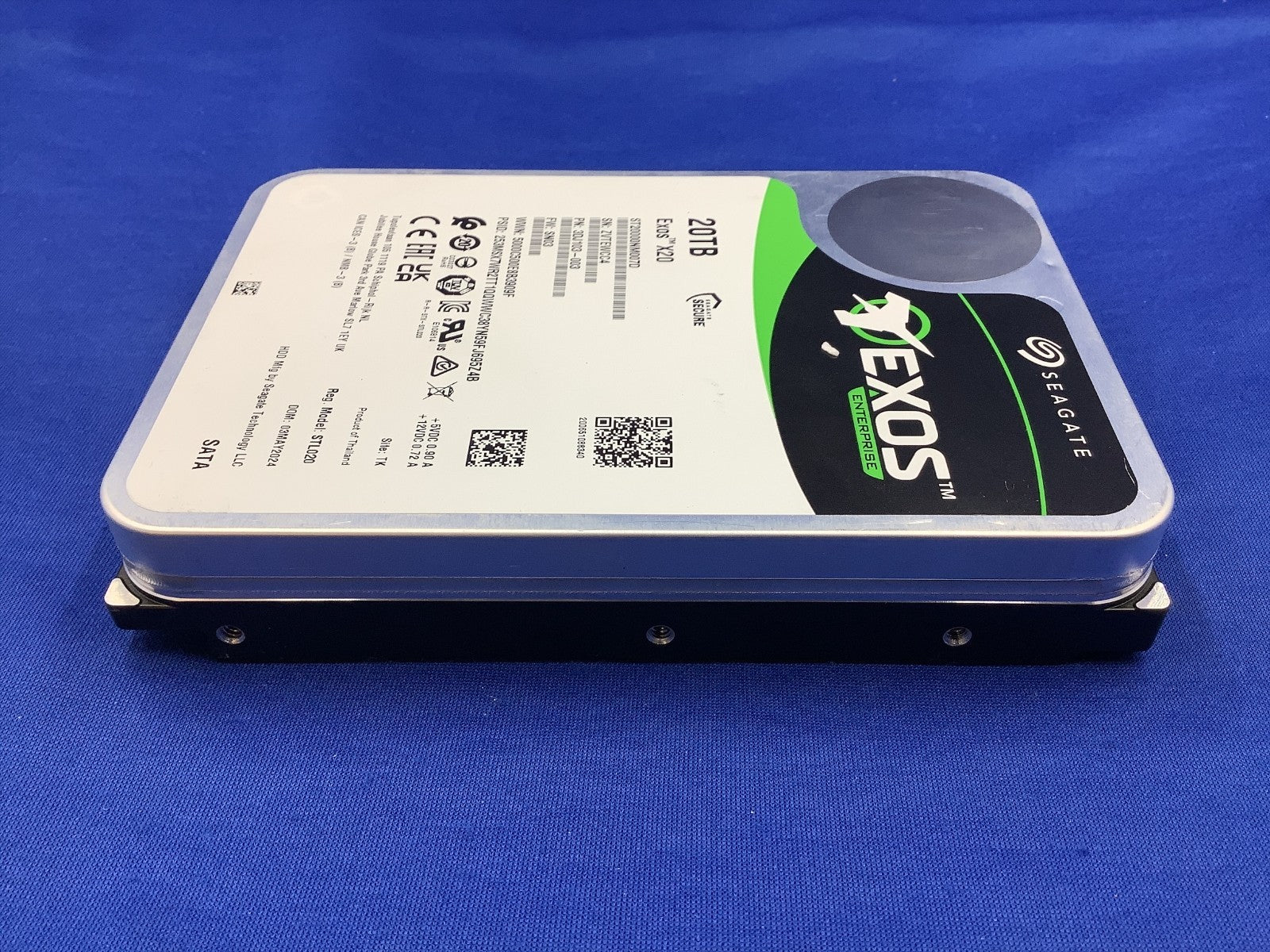 ST20000NM007D Seagate Exos X20 20TB 7.2K SATA 6Gb/s 256MB 3.5in Internal HDD