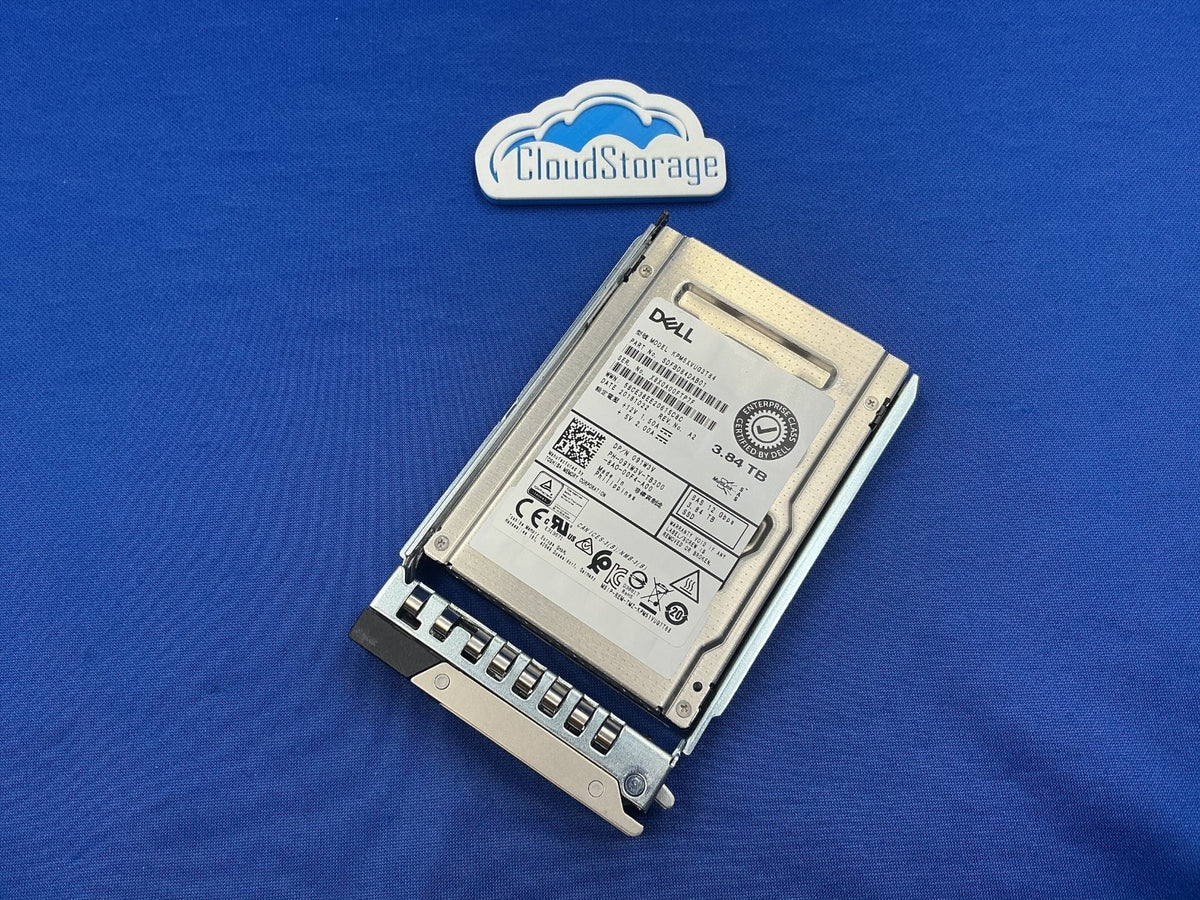 91W3V 091W3V Dell 3.84TB 12Gbps SAS Mixed Use 2.5'' 512e SSD KPM5XVUG3T84