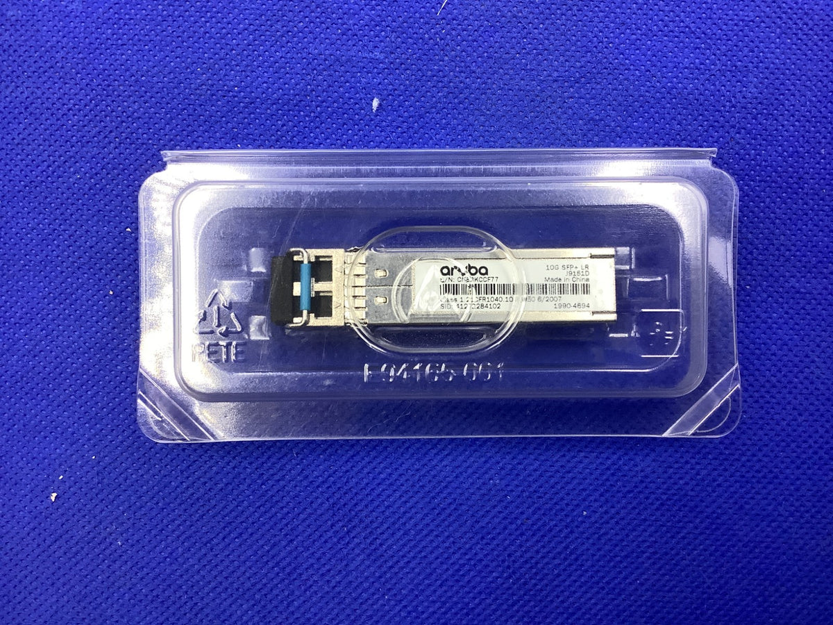 J9151D HPE Aruba 10G SFP+ LC LR 10km SMF Transceiver
