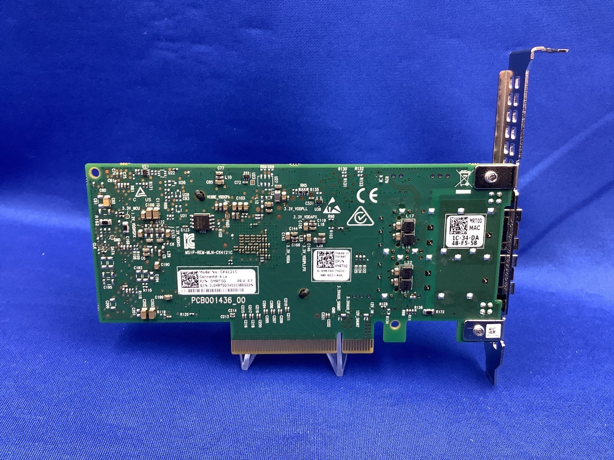 MRT0D DELL MELLANOX CX4121C CONNECTX-4LX 25GB DUAL PORT ADAPTER 0MRT0D