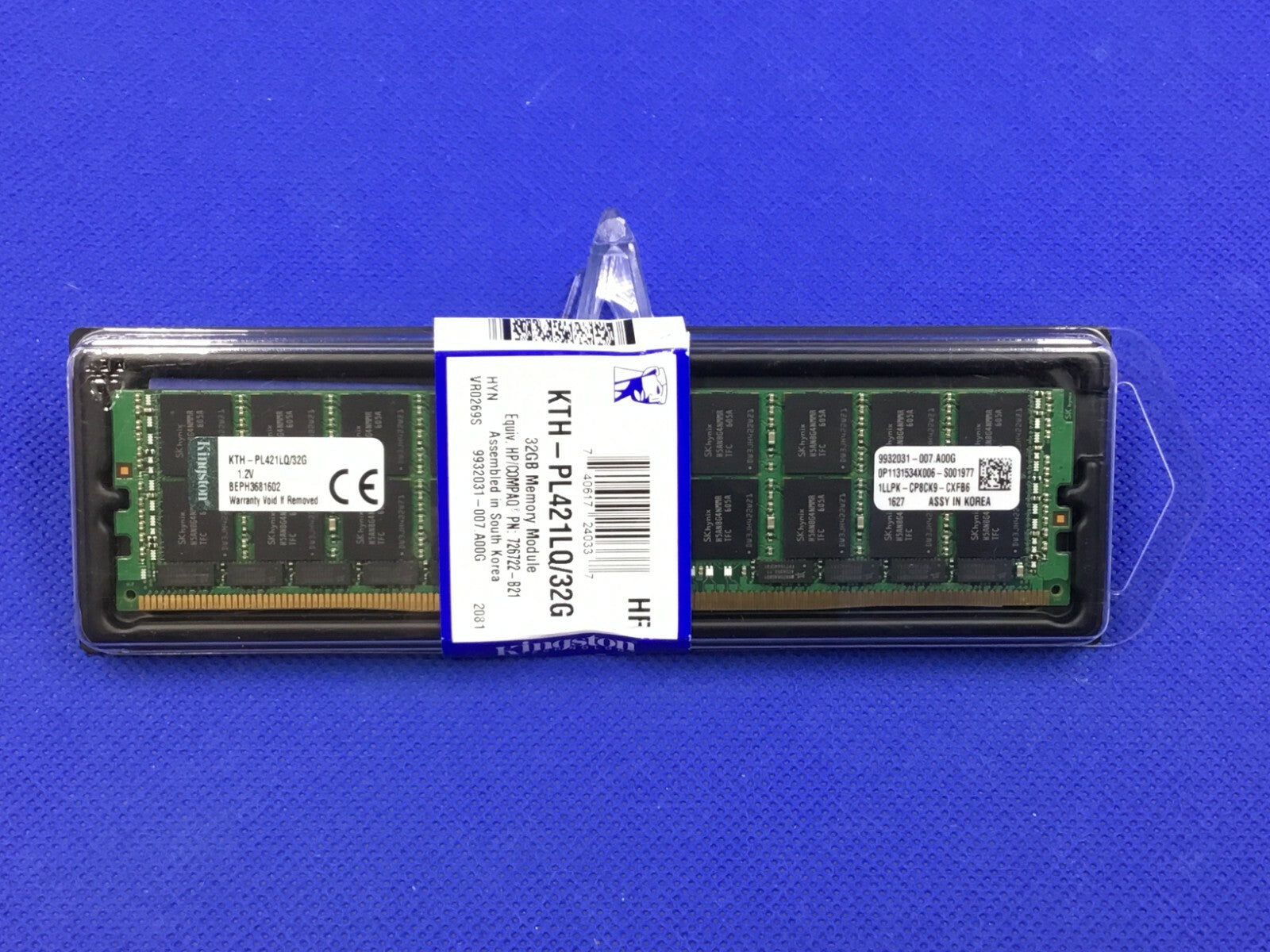 NOB KTH-PL421LQ/32G KINGSTON 32GB (1X32GB) 4RX4 PC4-17000  SERVER MEMORY
