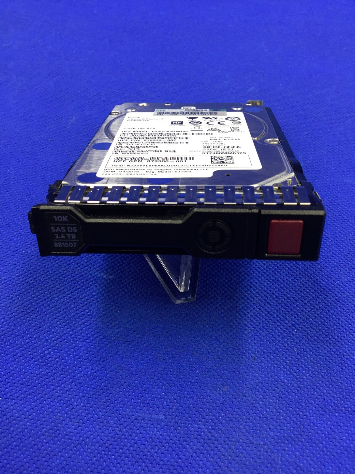 881457-B21 HPE 2.4TB 10K 12G SFF 2.5" SAS SC HDD 881507-001 EG002400JWJNT