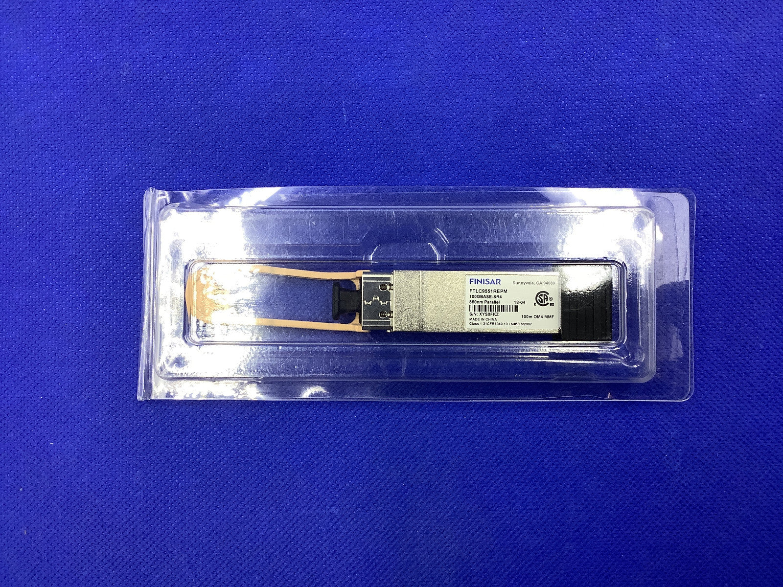 FTLC9551REPM Original Finisar 100GBASE-SR4 100m QSFP28 Optical Transceiver