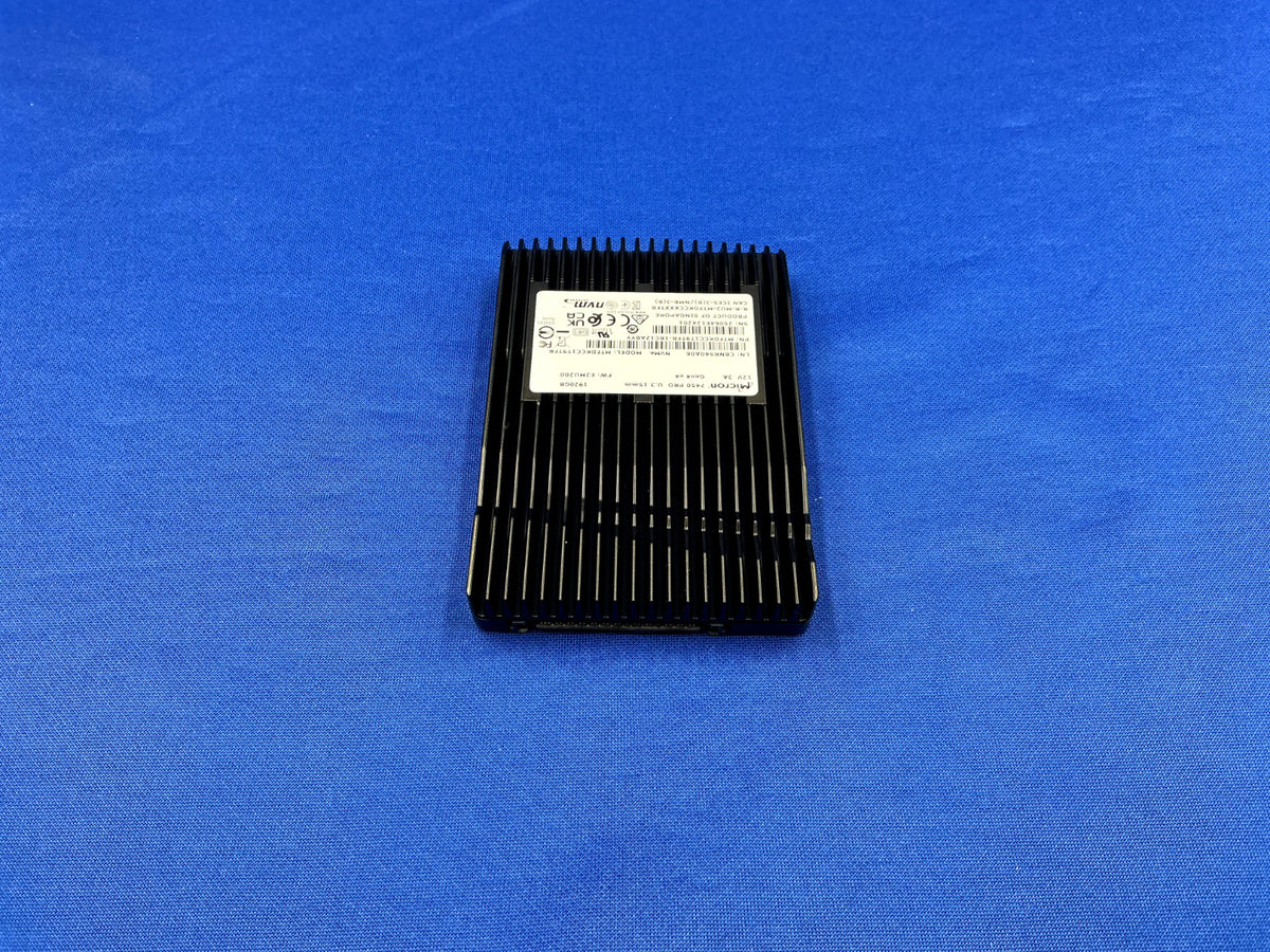 MTFDKCC1T9TFR MICRON 7450 PRO 1.92TB NVMe Gen4 U.3 2.5" SSD MTFDKCC1T9TFR-1BC1ZA