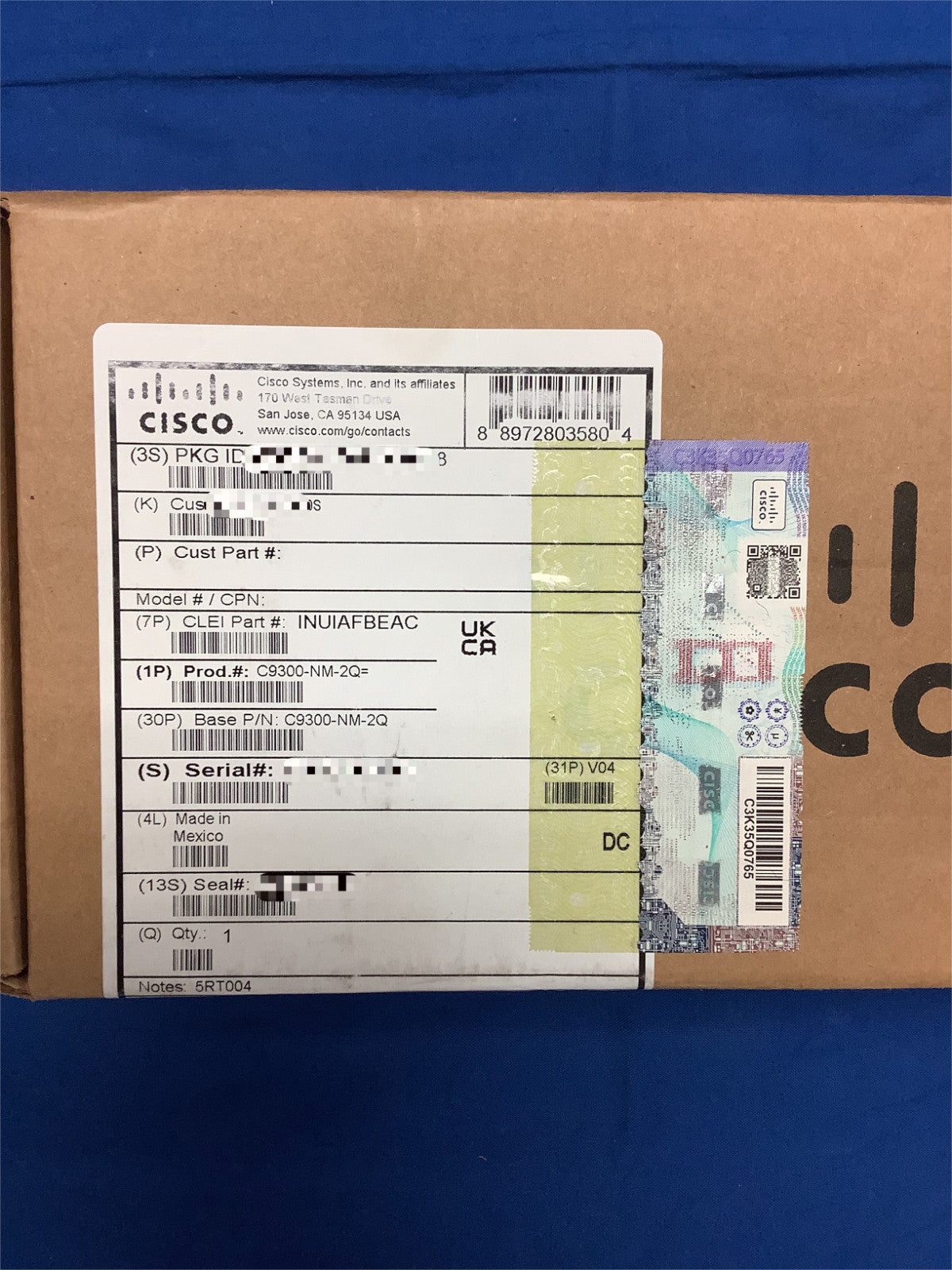 C9300-NM-2Q  Cisco Catalyst 9300 2 x 40GE Network Module