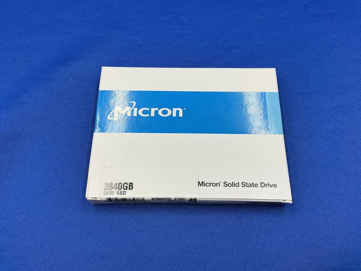 MTFDDAK3T8TDC MICRON 5200 ECO 2.5 3.84TB SATA 6Gb/s 3D  MTFDDAK3T8TDC-1AT1ZABCA