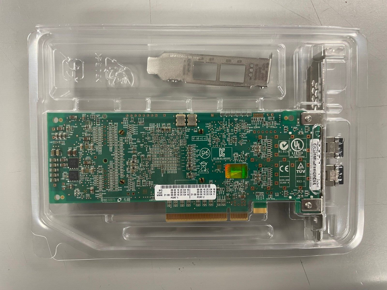 ORIGINAL QLE2672 QLOGIC QLE2672-CK SANBLADE 16GB FC DUAL PORT PCIE HBA