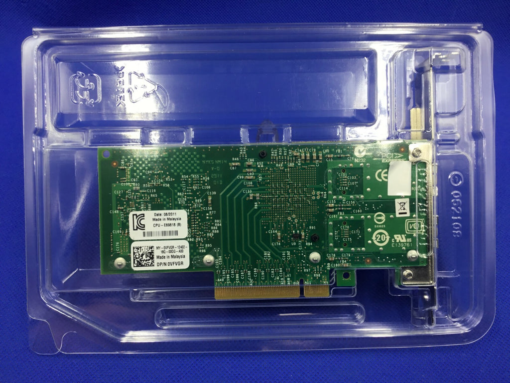 Both brackets DELL / INTEL X520-DA2 ETHERNET Adapter 10Gbps Dual Port E10G42BTDA
