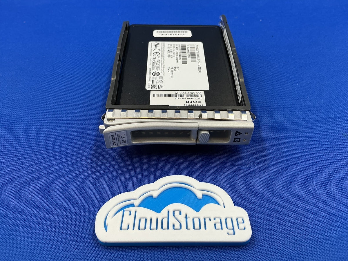 MZ-7L37T6A CISCO UCS-SD76T6S1X-EV Samsung PM893 7.68TB SATA 6Gb/s 2.5" SSD