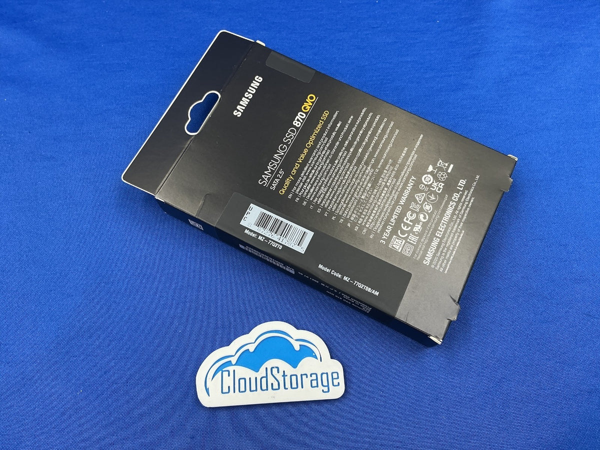 MZ-77Q2T0 Samsung 870 QVO 2TB SATA III 2.5" SSD MZ-77Q2T0B/AM New Retail