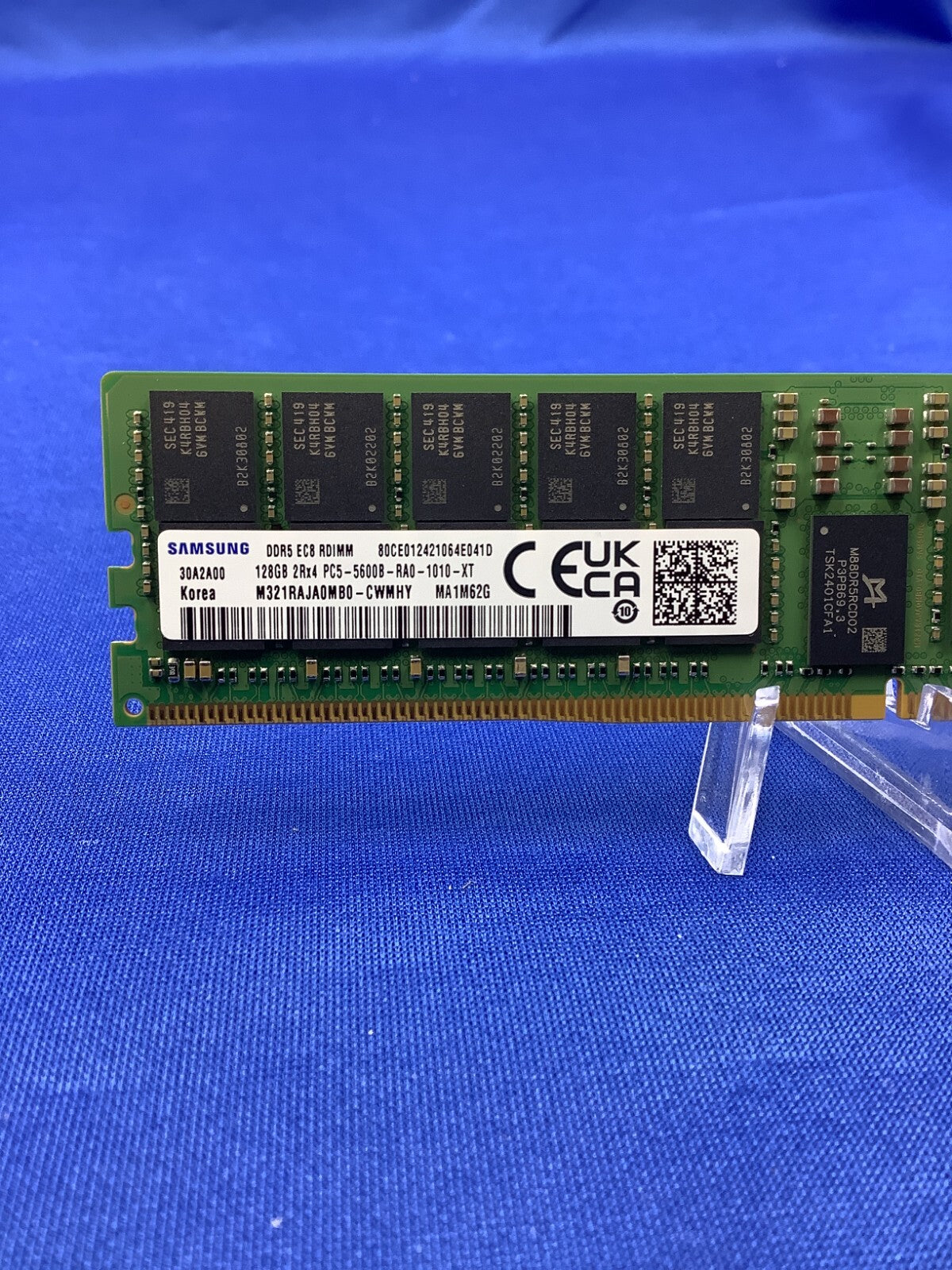 M321RAJA0MB0-CWM SAMSUNG 128G 2RX4 PC5-5600B-R ECC RDIMM MEMORY