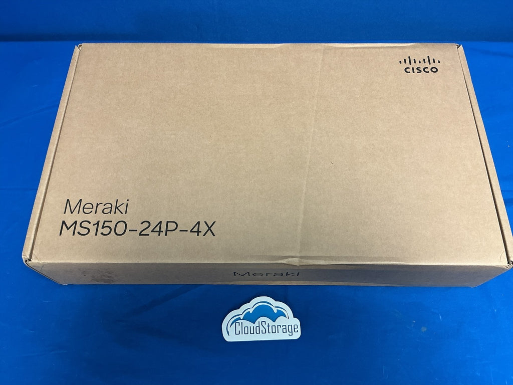 MS150-24P-4X Cisco Meraki 24-Port Gigabit PoE+ Switch  SFP+ Uplinks Unclaimed
