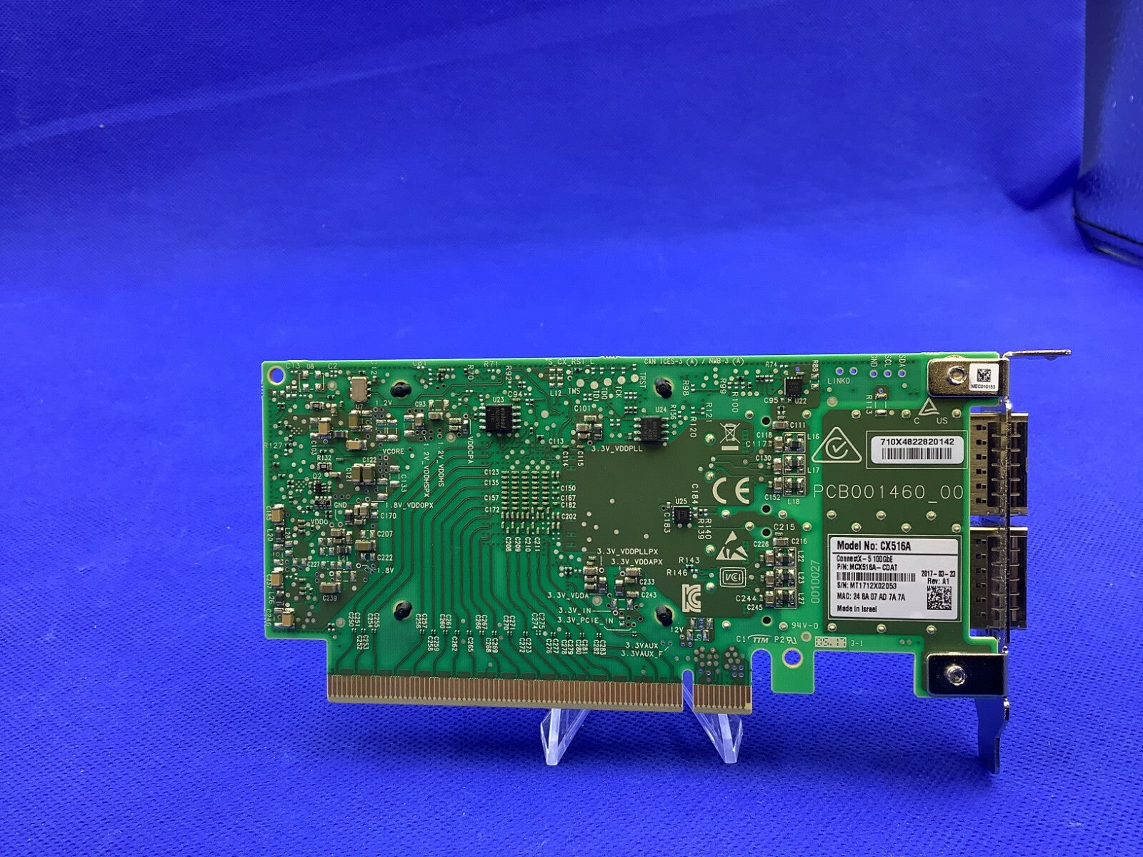 Mellanox MCX516A-CDAT ConnectX-5 100GbE  Dual Port QSFP28 Network Adapter