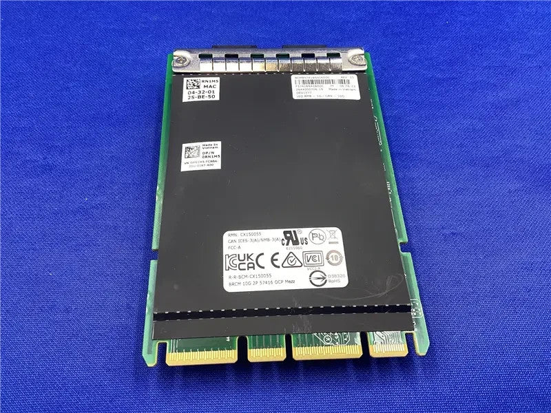 RN1M5 Dell Broadcom 57416 Dual Port 10GbE RJ45 OCP 3.0 v2 Network Card 0RN1M5