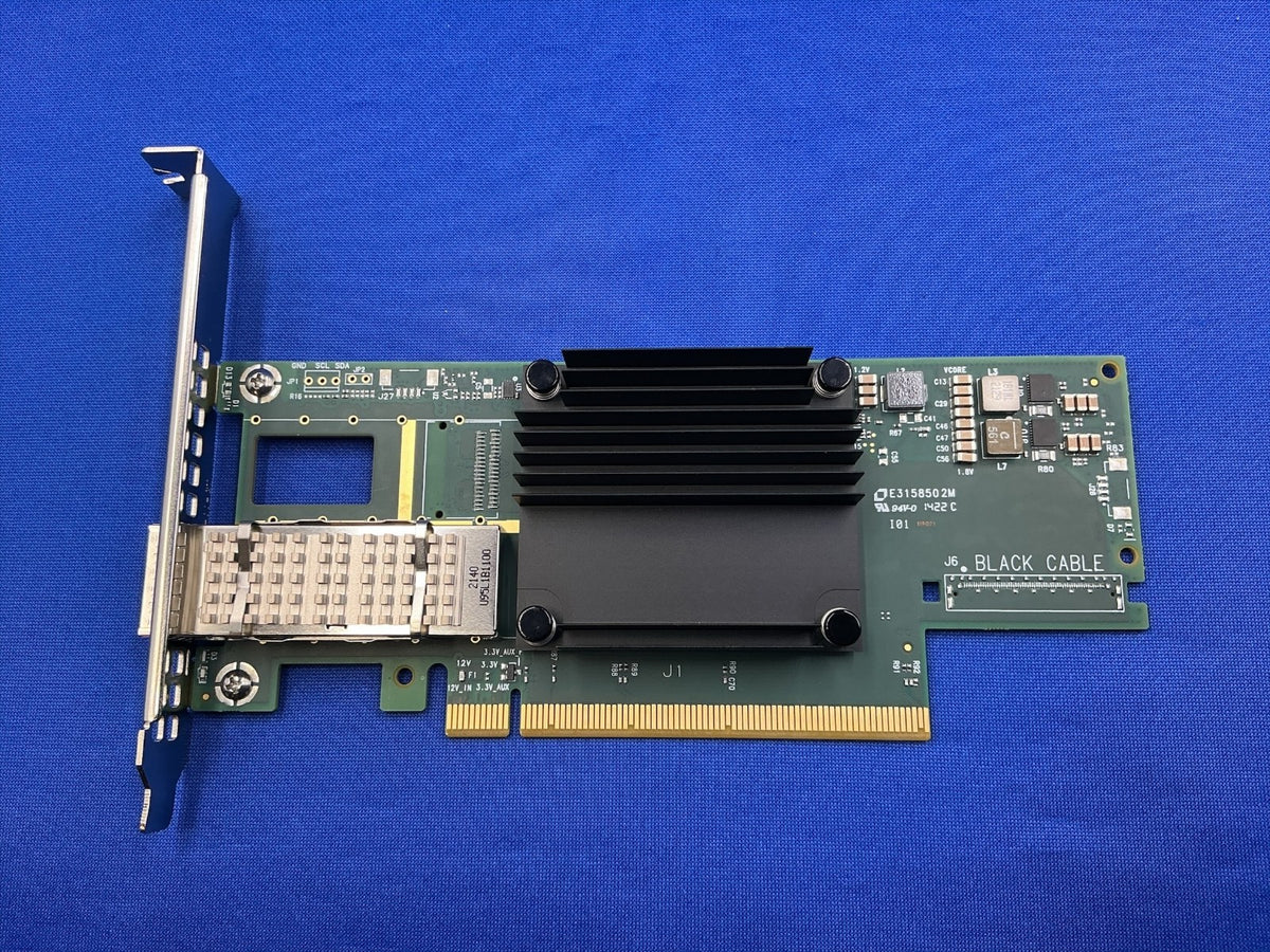 Y1T43 DELL Mellanox ConnectX-6 100Gb QSFP56 Single Port VPI HDR QSFP Adapter