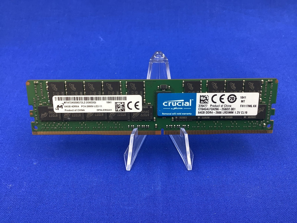 CT64G4LFQ4266 CRUCIAL 64GB (1X64GB) 4DRX4 PC4-2666V MEMORY