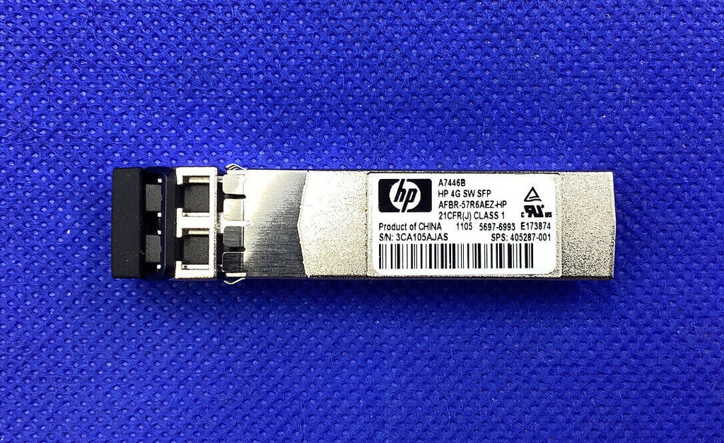 Lot of 34pcs A7446B  HPE 4GB SHORT WAVE SINGLE PACK SFP TRANSCEIVER 405287-001
