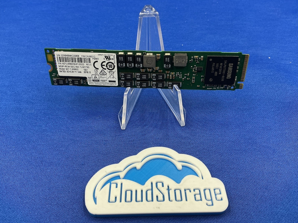 MZ-1LW9600 Samsung PM963 960GB M.2 22110 NVMe PCIe 3.0 x4 SSD MZ1LW960HMJP
