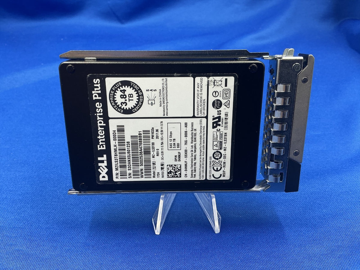 4NMJF Dell Enterprise Plus PM1633a 3.84TB SAS 12Gbps 2.5'' SSD MZ-ILS3T8B 04NMJF