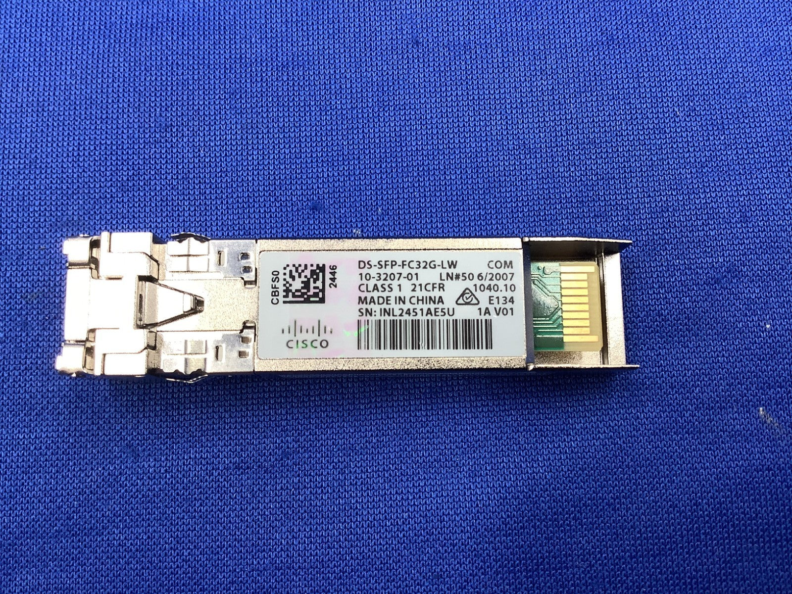 Cisco DS-SFP-FC32G-LW 32G 1310NM SFP+ Transceiver Module 10-3207-01