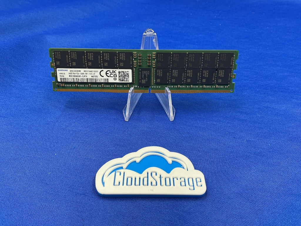 SAMSUNG 64GB (1X64GB) 2RX4 PC5-7200B RDIMM MEMORY M321R8GA0EB2-CJR