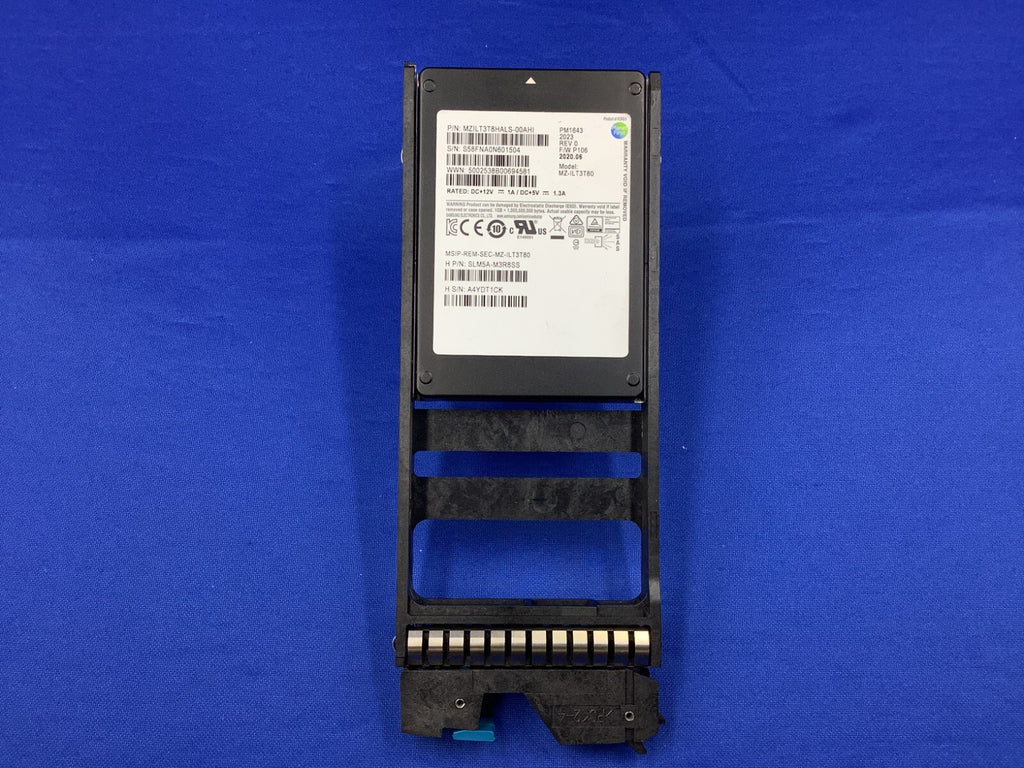 MZ-ILT3T80 HITACHI SAMSUNG PM1643 3.84TB SAS 12Gbps 2.5" SSD HPN# MSA-M3R8SS
