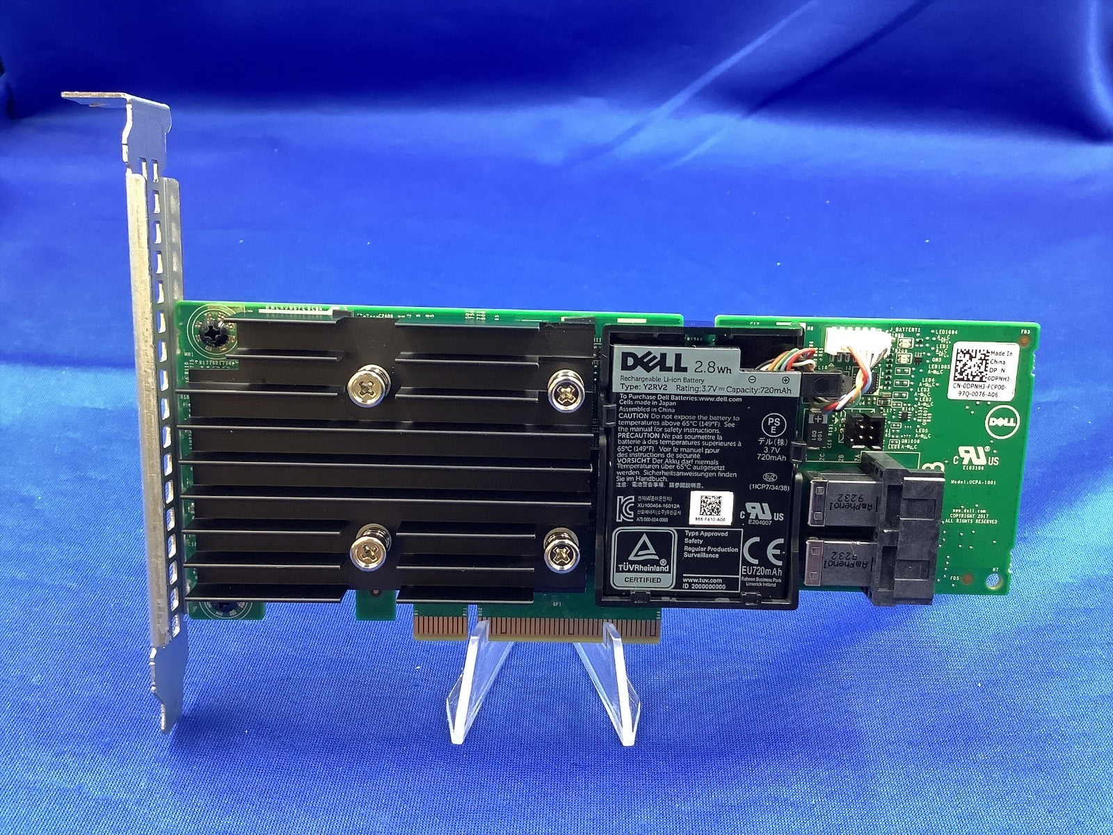 0DPNHJ DELL PERC H740P 8-PORT 8G NV CACHE 12GB/S PCI-E SAS RAID CONTROLLER DPNHJ