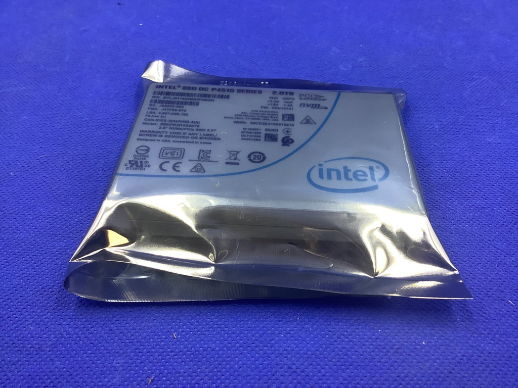 SSDPE2KX020T8 INTEL DC P4510 2TB PCIe NVMe U.2 2.5in SSD