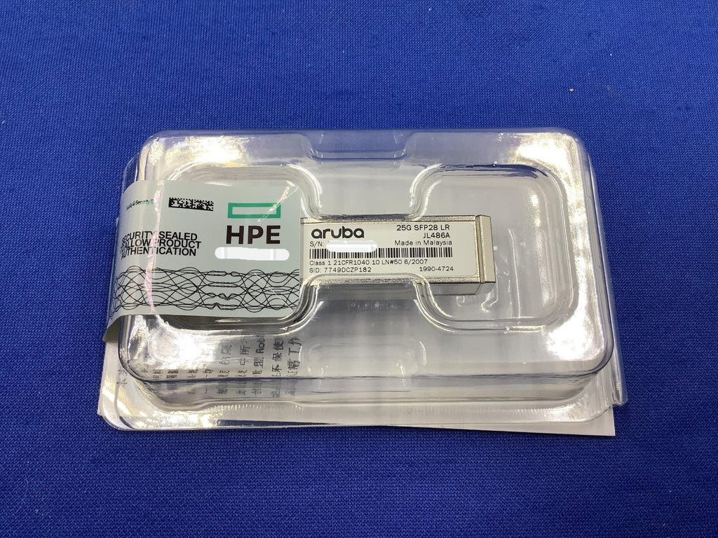 NOB JL486A  HPE  Aruba 25G SFP28 LC LR 10KM SMF Transceiver JL486-61001