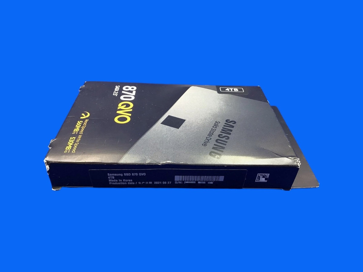 MZ-77Q4T0B/AM SAMSUNG 870 QVO 4TB SATA 2.5 V-NAND SSD MZ-77Q4T0