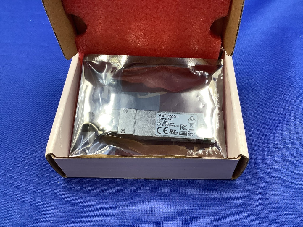 Startech QSFP 40GBASE-LR4 1310nm SMF LC 10km QSFP-40G-LR4 Compatible Transceiver
