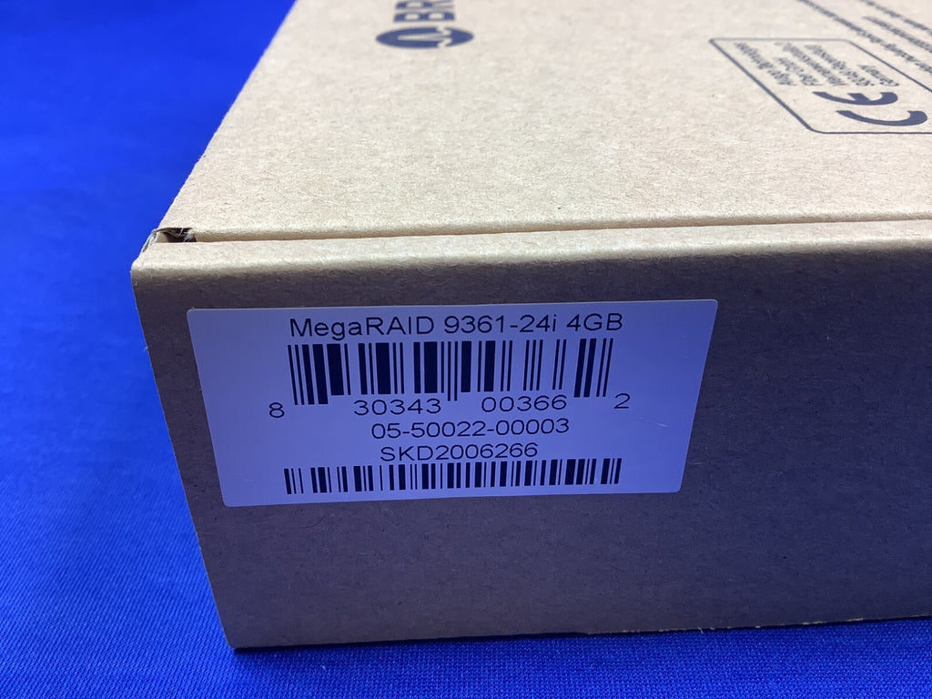 BROADCOM MegaRAID 9361-24i 4GB 24-PORT SAS/SATA 12Gbps PCIE 3.0 RAID CARD