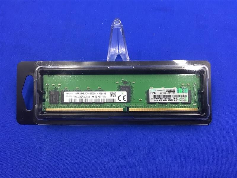P11443-191 HPE 16GB (1x16GB) 2RX8 PC4-3200AA MEMORY P07642-B21 P20501-001
