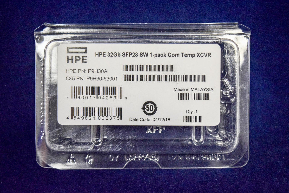 P9H30A HPE 32GB SFP+ SW 1PACK Com Temp XCVR new bulk