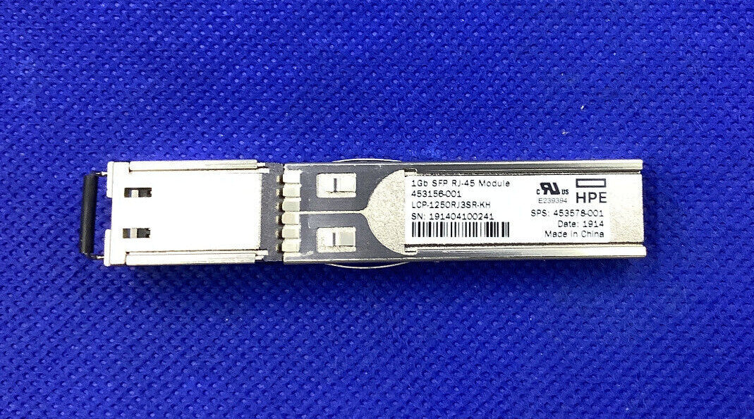 New HP 453154-B21 1Gbps 1000BASE-T RJ-45 SFP 453578-001 453156-001